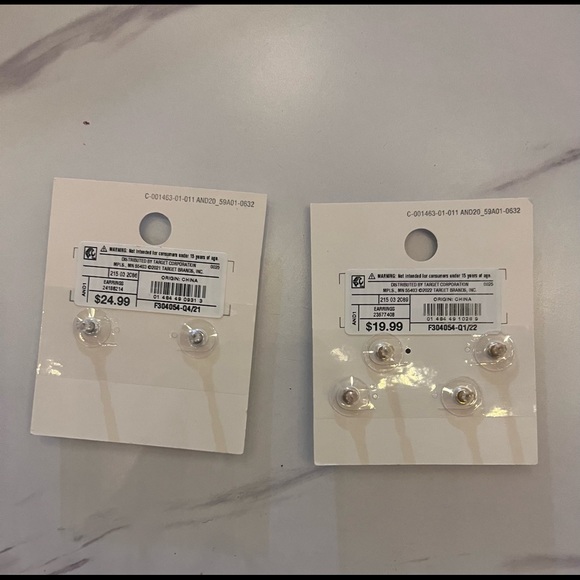 NWT a.new.day. Sterling silver, Nickel Free earrings - Picture 2 of 2